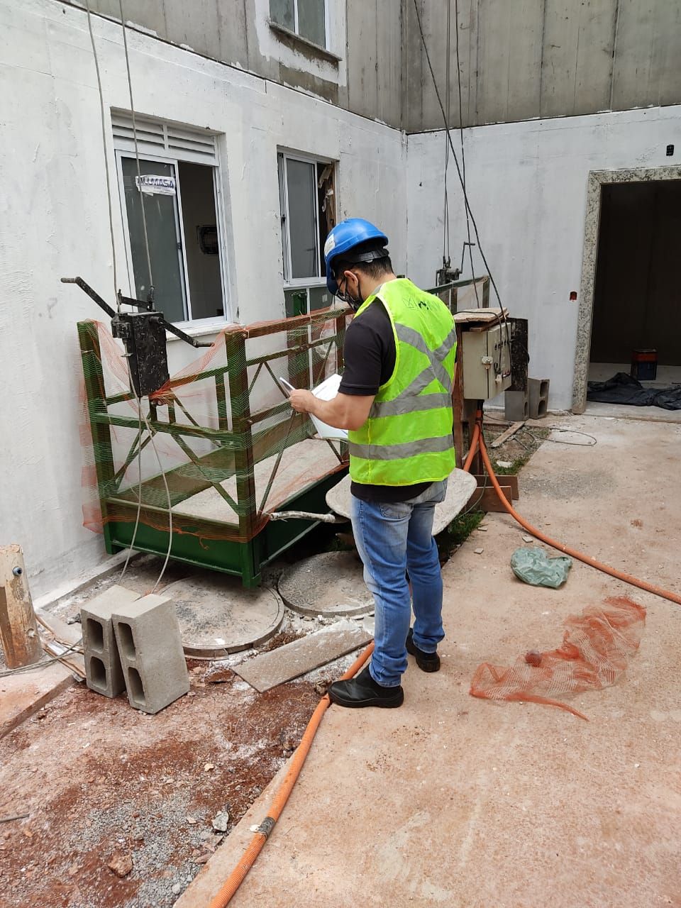 Balancim em obra